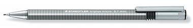 STAEDTLER Druckbleistift triplus micro 774 27 0,7mm B +Radierer grau