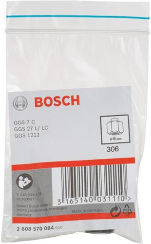 Bosch Spannzange D.6mm m.Spannmutter f.GGS 7 C/27 L/LC/1212 Prof. 