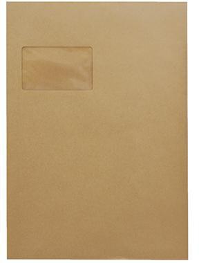 Soennecken Versandtasche 2059 C4 mF hk natronbraun 25 St./Pack.