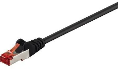 Goobay Netzwerkkabel 68698 Cat 6 3m schwarz