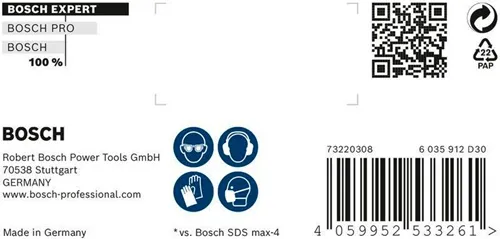 Bosch Hammerbohrer Expert SDS max-8X D.30mm Arbeits-L.200mm L.320mm