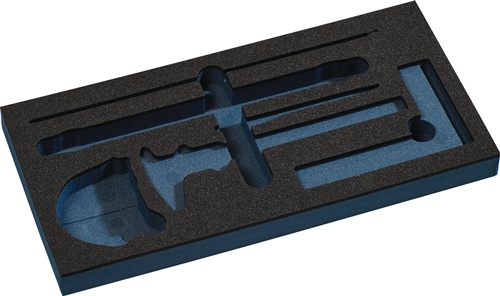 TECWERK Werkzeugmodul Leereinlage 1/3-Modul 2000 871 252 6-tlg.
