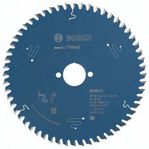 Bosch Kreissägeblatt Expert Wood AD 190mm Z.56 WZ Bohr.30mm Schnitt-B.2,6mm