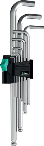 Winkelschraubendrehersatz 950 PKL 7-tlg.Ku.-Halter SW 1,5-6mm Kugelk.