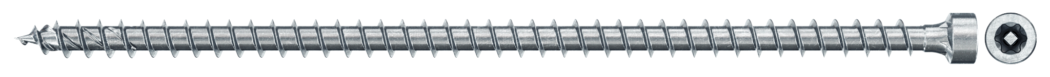 fischer Vollgewindeschraube PowerFull II CHTF 8,0 x 180 BC 50 Zylinderkopf mit Innenstern TX Vollgewinde galvanisch verzinkt, blau passiviert