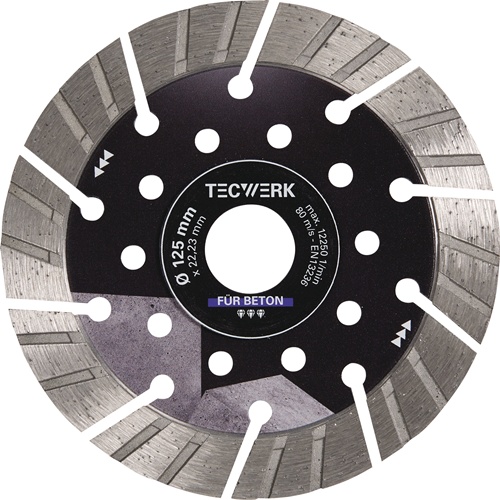 Diamanttrennscheibe BETON PRO D.230mm Bohr.22,23mm Seg.-H.15mm Seg.-S.2,8mm