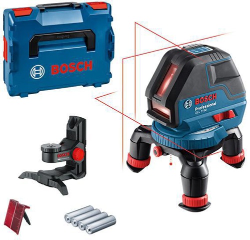 Bosch Linienlaser GLL 3-50 Arbeitsber.15m/50m(m.Empfänger) IP54 3Linien m.BM 1 