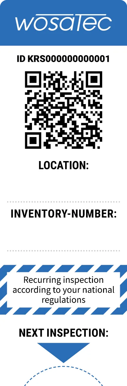 KRAUSE QR-Code-Etiketten, groß, 50 Stück