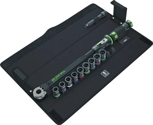 Drehmomentschlüsselset Klick-Torque C 3 Set 2 11-tlg.40-200 Nm 1/2 Zoll WERA
