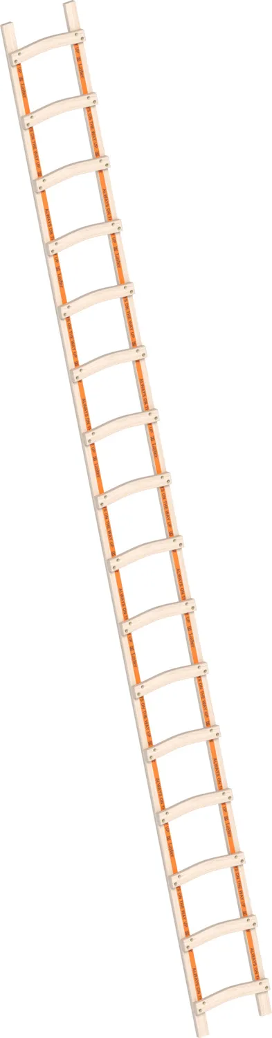 Layher Holzdachdeckerleiter 1046 16 Sprossen