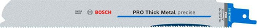 Bosch Säbelsägeblatt PRO Thick Metal precise S1137HBF Länge 225 mm Breite 25 mm Zahnteilung TPI 10+12+14 1,8+2,1+2,5 mm 3x3-Zahngeometrie 