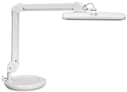 Schreibtischleuchte Metall/Kunststoff weiß H.460mm Standfuß LED MAUL