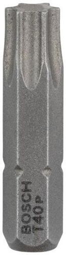 Bosch Schrauberbit Extra-Hart ISO1173 C6.3 T40 L.25mm 1/4Zoll-Außen-6kt 3St.