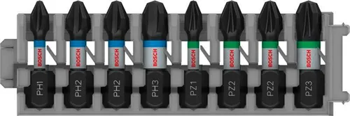 Bosch Schrauberbit-Set PRO 8tlg. L.25mm PH1/PH2/PH3/PZ2/PZ3