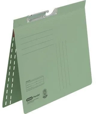 ELBA Pendelhefter 100560095 DIN A4 kaufm. Heftung 250g Manilakarton gn