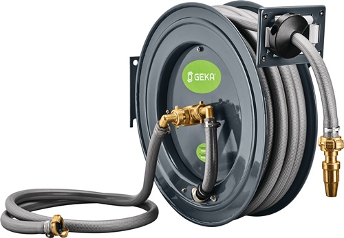 Schlauchaufroller PA20SK Anschl.-Gew.33,25mm G 1 AG Zoll pulv.STA GEKA