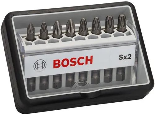 Bosch Schrauberbit-Set Robust Line Sx Extra-Hart 8tlg. L.49mm PZ 1/4Zoll-Außen-6kt