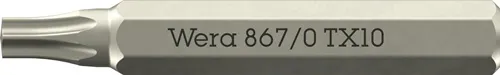 Bit 867/0 Micro TX 10 L.30mm WERA