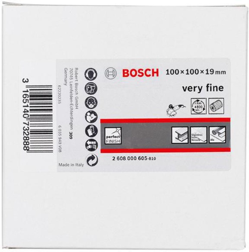 Bosch Lamellenschleifwalze DxL 100x100mm superfeine Körnung m.Vlies Spannschaft 19mm