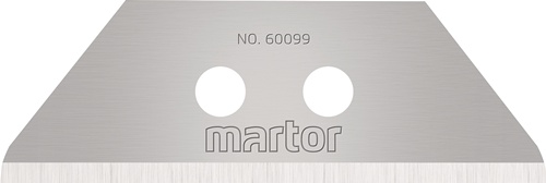 Trapezklinge 60099 L55,5xB19xS0,63mm m.Lochung 10 St./Spender MARTOR