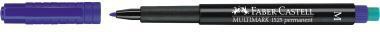 Faber-Castell CD/DVD Marker MULTIMARK 152551 mit Radierer bl