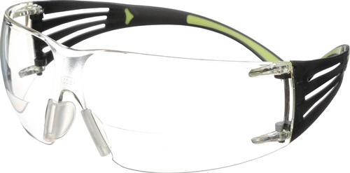 Schutzbrille Reader SecureFit™ 400 EN 166,170 Bügel schw. grün,Scheibe klar +1,5