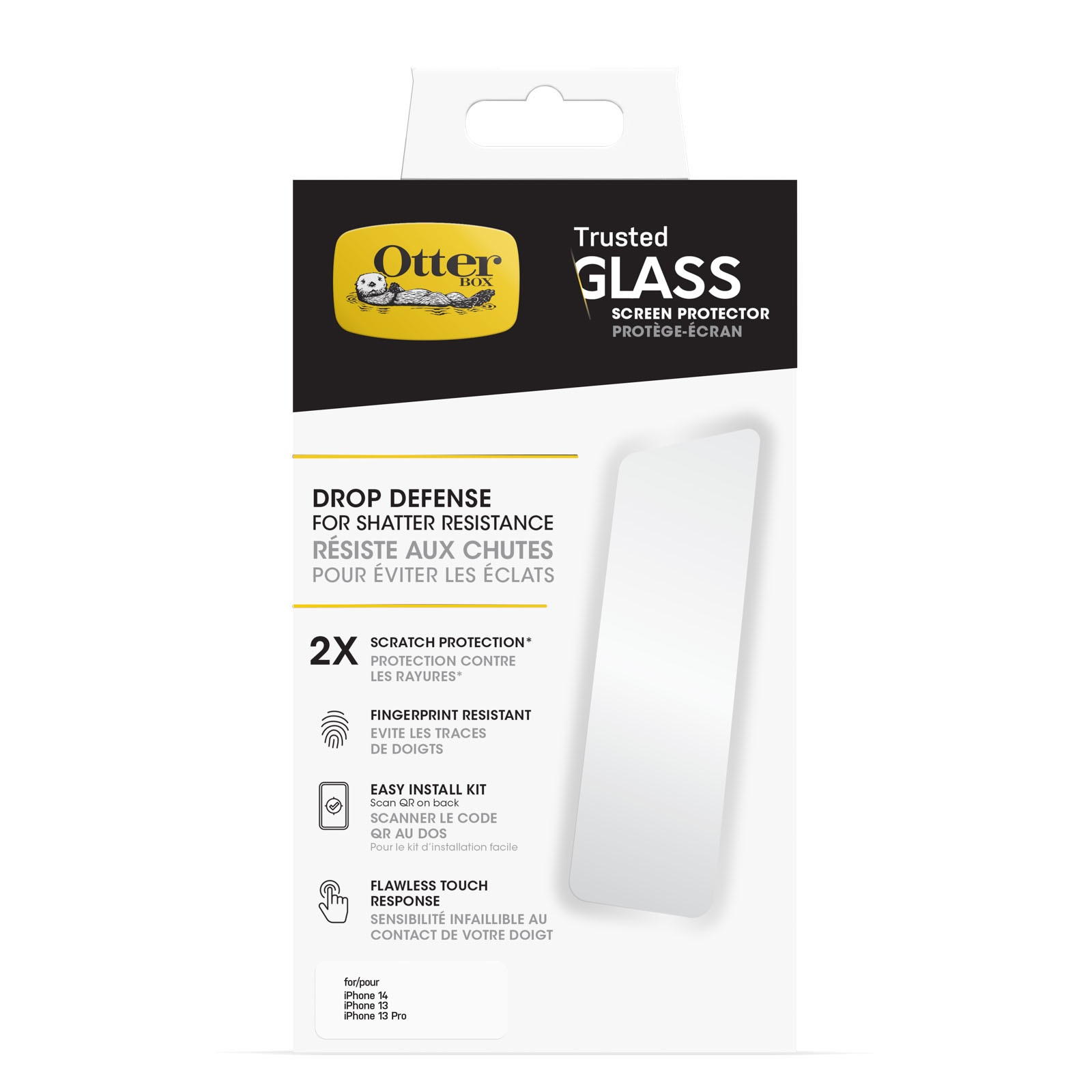 OtterBox Trusted Glass Displayschutz für iPhone SE 3./2. gen /8/7/6s