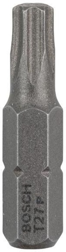 Bosch Schrauberbit Extra-Hart ISO1173 C6.3 T27 L.25mm 1/4Zoll-Außen-6kt 3St.