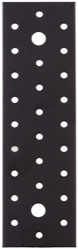 Lochplatte Stahl roh, verz. schw. ku.-besch. GAH