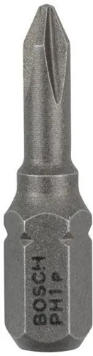 Bosch Schrauberbit Extra-Hart ISO1173 C6.3 PH 1 L.25mm 1/4Zoll-Außen-6kt 25St.