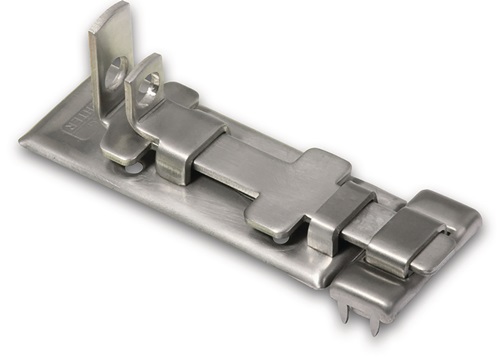Panzer-Riegel L.80mm B.32,5mm VA Ösen-D. 8mm BURG-WÄCHTER