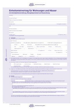 Avery Zweckform Mietvertrag 2873 A4 2x4Blatt 5 St./Pack.