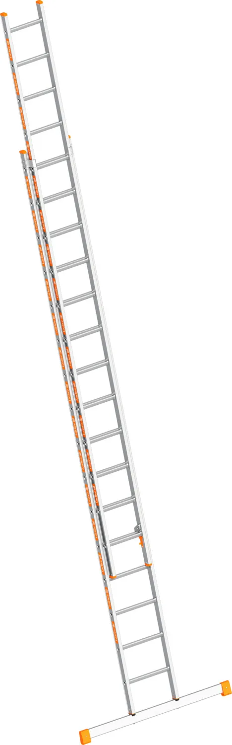 Layher Schiebeleiter TOPIC 1035 2x16 Sprossen mit Traverse