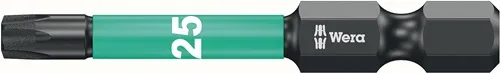 Bit 867/4 IMP DC T25 L.50mm 1/4 Zoll E6,3 Impaktor,DC Box m.5 Bits WERA