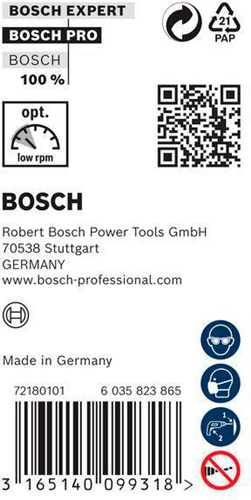 Bosch Schalungsbohrer PRO Metal D.6mm L.400mm Schaft-D.5mm HSS blank f.13mm-Futter