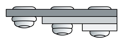 Blindniet PolyGrip® Nietschaft dxl 4,8x15mm Alu/Stahl Stand.500 St.GESIPA
