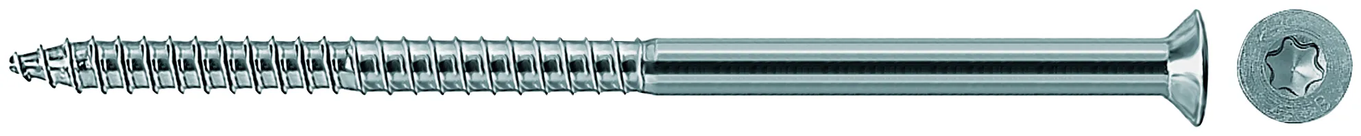 fischer Sicherheitsschraube 7,0 x 167 T Senkkopf