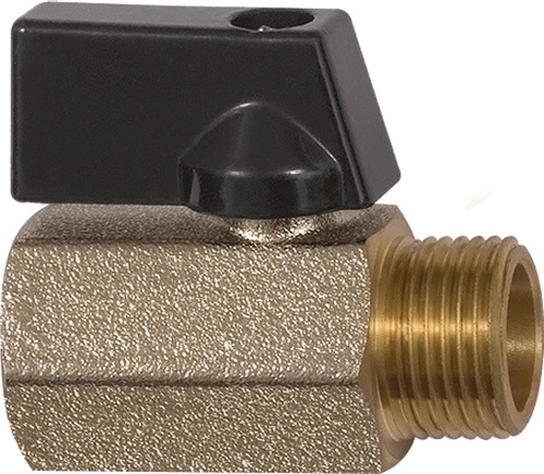 Mini-Kugelhahn VALVE LINE 13mm 1/2 IG/AG DN 15mm RIEGLER