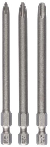 Bosch Schrauberbit-Set Extra-Hart 3tlg.PH1/PH2/PH3 L.89mm