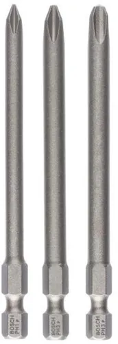 Bosch Schrauberbit-Set Extra-Hart 3tlg.PH1/PH2/PH3 L.89mm
