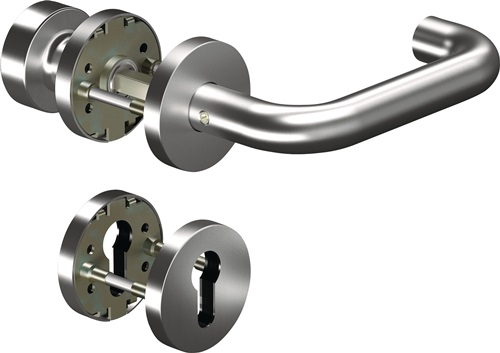 Feuerschutzgarnitur für Türstärke 38 - 63 mm PZ rund OGRO