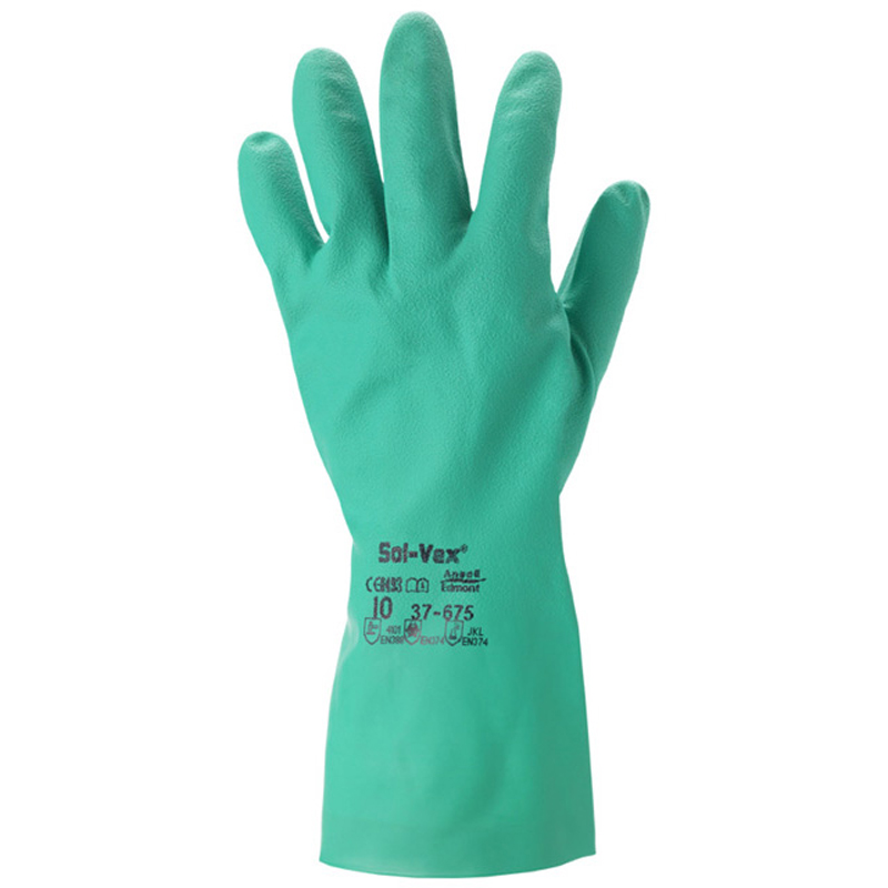 ANSELL Chemikalienschutzhandschuh ALPHATEC SOLVEX grün (37-675)