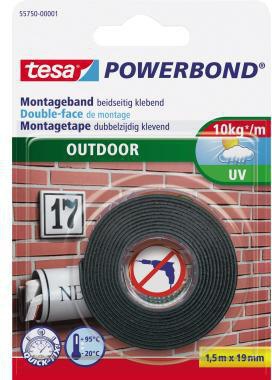 tesa Montageband Outdoor 55750-00001 1,5mx19mm