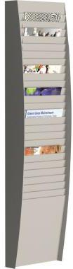 Paperflow Wand-Sortiertafel V 25F A4V1X25.02 DIN A4 grau