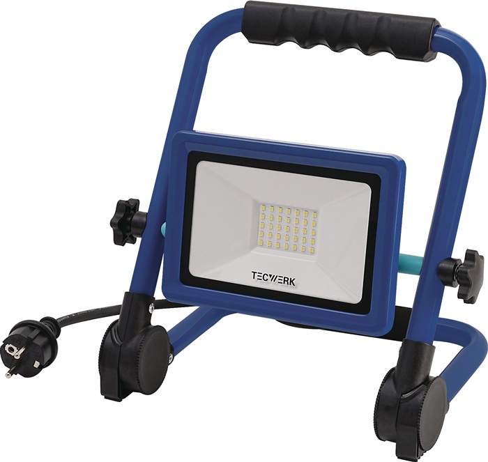 LED-Strahler 50 W 3660 lm 5m H07RN-F 3x1mm² IP65 TECWERK