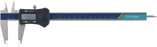 Messschieber DIN 862 200mm dig.m.Schr.eck.TECWERK