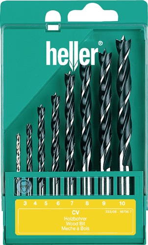 Holzspiralbohrersatz HELLER