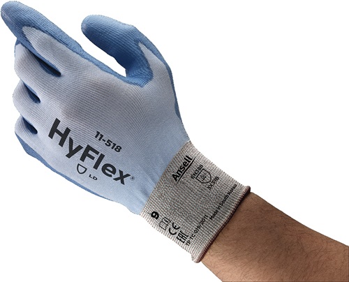 Schnittschutzhandschuhe HyFlex® 11-518 Gr.10 blau EN 388 PSA II 12 PA