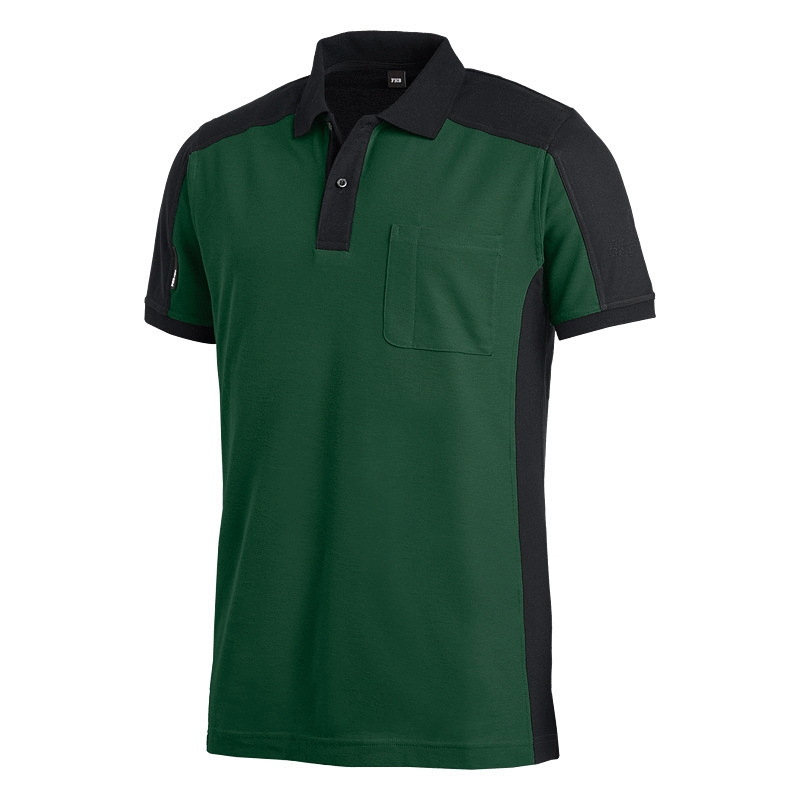 FHB Poloshirt KONRAD grün/schwarz (91490 ) FHB Poloshirt KONRAD grün/schwarz (91490 )
