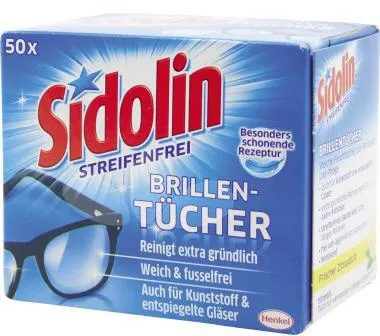 Sidolin Brillenputztuch 663429 50 St./Pack.